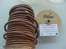 SEWING MACHINE MOTOR DRIVE BELT, LEATHER 5/16" ROUND, 50" LONG WITH FIXING CLIP