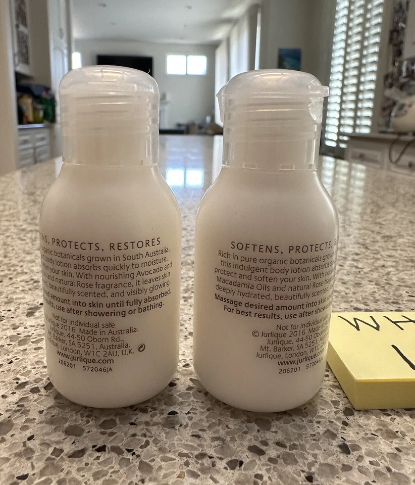 X2 JURLIQUE Loción Corporal Suavizante ROSA 1oz/30ml EA. CADUCIDAD 4/2025 TALLA DE VIAJE CANTIDAD. 2 Foto 3 de 4