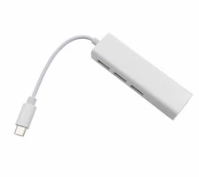 Type C 3.0 to USB 2.0 3 Port HUB with RJ45 Gigabit Ethernet Port Network Adapter