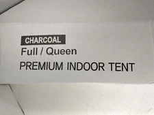 Besten Premium Floorless Indoor  Privacy  Tent on Bed Full/Queen  Charcoal