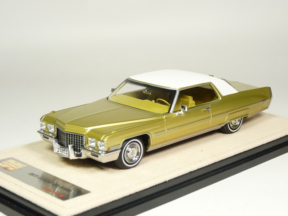 Stamp GLM STM71601 1/43 1971 Cadillac Coupe De Ville Resin Model Car