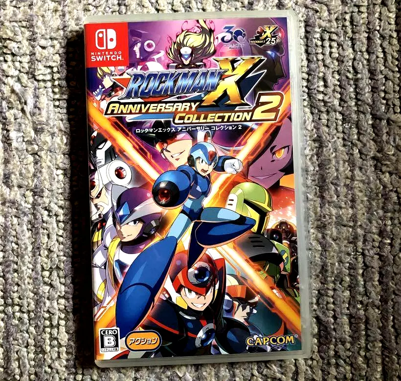 Rockman X Anniversary Collection 2 NINTENDO SWITCH Megaman Capcom With box  Used