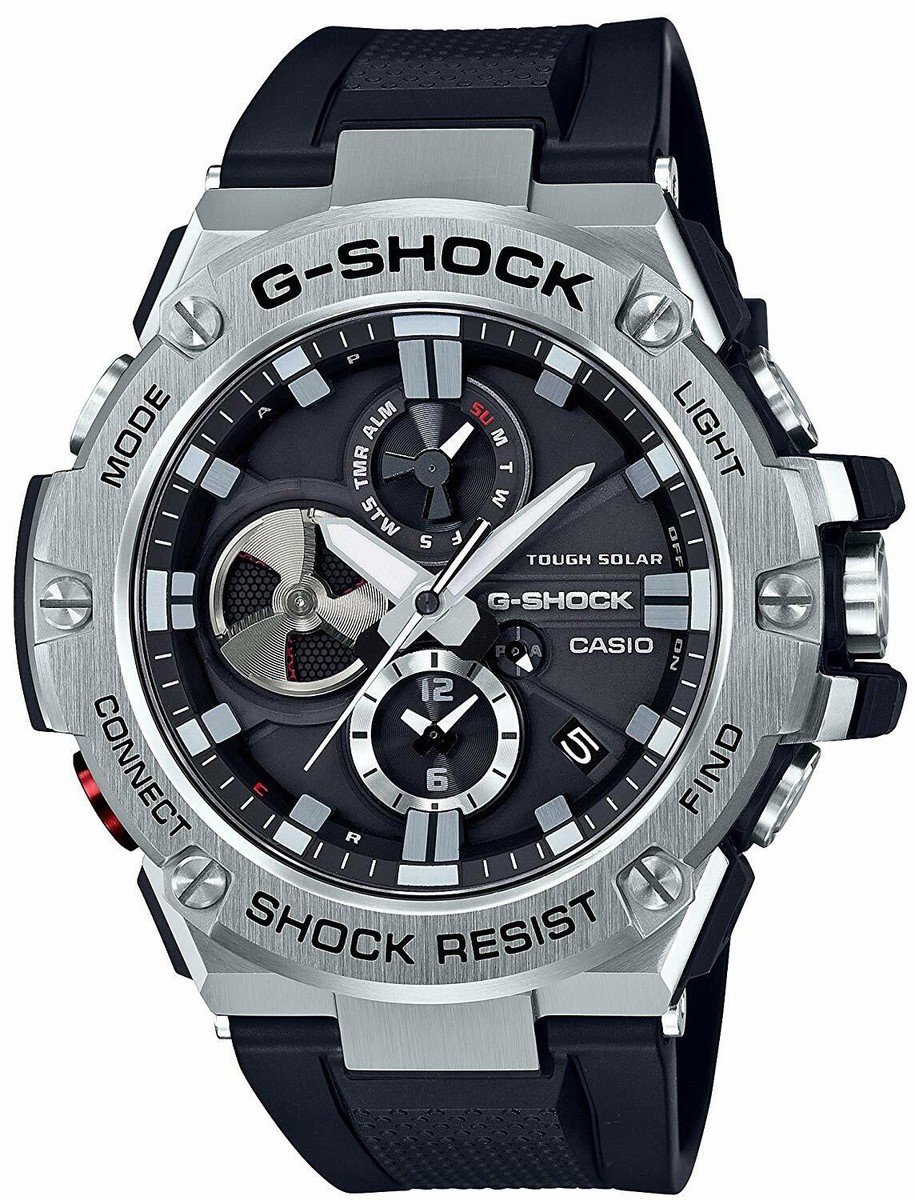 Casio G-STEEL GST-B100 Men's Black Watch - GST-B100-1A for