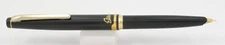 Pilot Elite Black & Gold Fountain Pen -XFine Nib -CON-20 - Mint NOS-Old-Stock