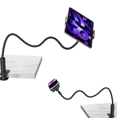 For Apple/Samsung/PAD Universal Flexible 360º Lazy Bed Gooseneck Tablet Stand