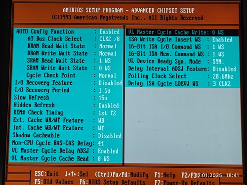 Rare Socket 3 MSI MS-4131G VLB 486 AL2G Ver 2 Motherboard CPU & 8 MB RAM + BONUS - Picture 8 of 12