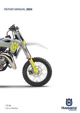 Husqvarna Service Workshop Shop Manual Book 2024 TC 65.