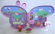 PEPPA PIG ELECTRONIC SOUNDS PLAYGROUND PLAYSET COMPLETE TRAMPOLINE BASKETBALL