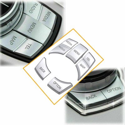 Chrome ABS Cover Trim For BMW IDrive 7-Button Controller – Fits 3/4/5/6/7 Series, X1/X3/X5/X6, Z4