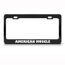 Metal License Plate Frame American Muscle Patriotic Car Accessories Chrome Metal License Plate Frame American Muscle Patriotic Car Accessories Chrome