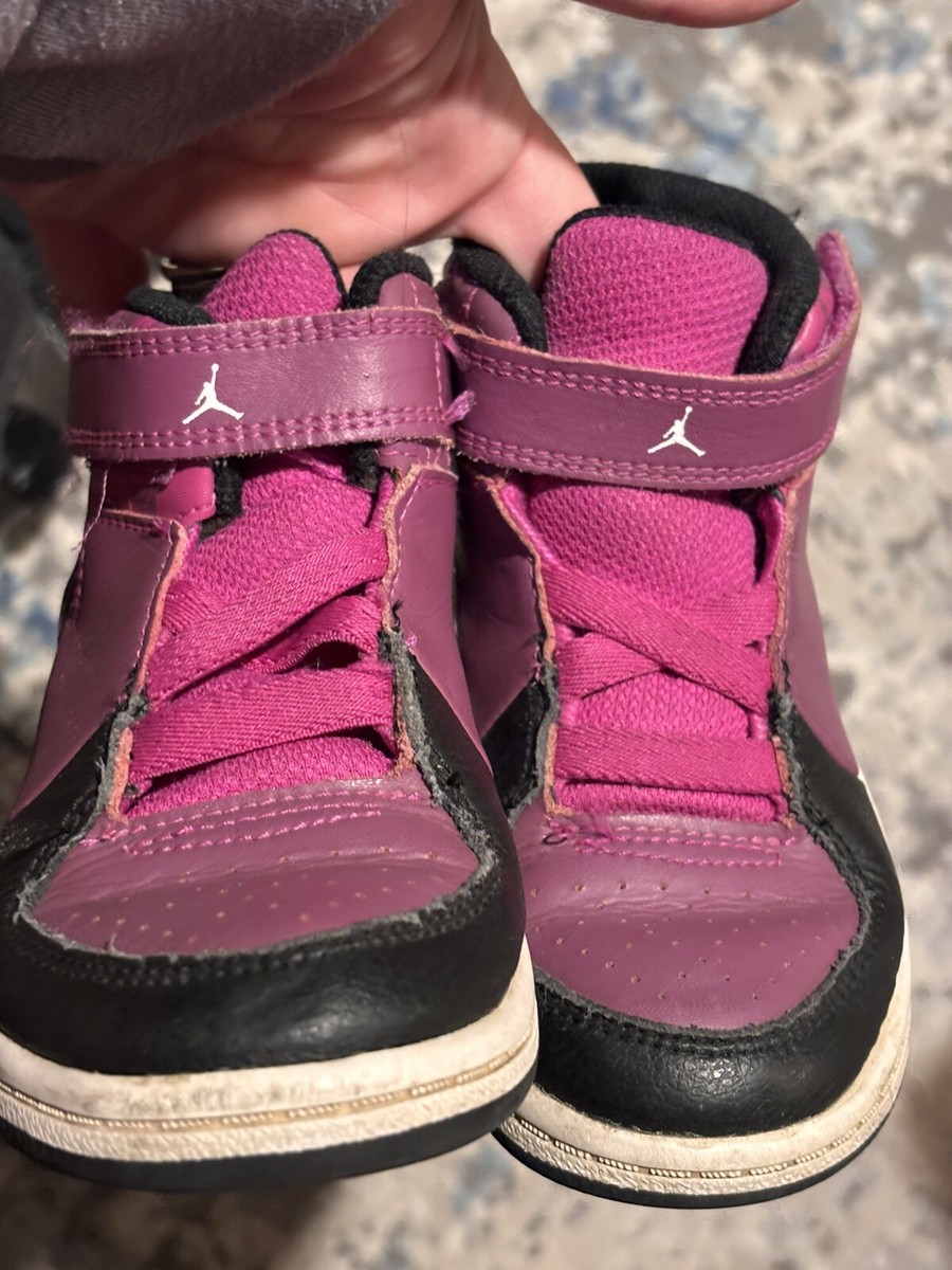 10C Purple Pink Jordan High Tops SUPER CUTE 💜👟✨