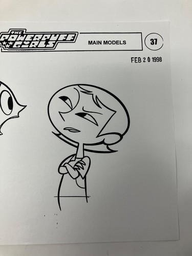 Cartoon Network Powerpuff Girls Production Copy Ms. Keane - Picture 2 of 3