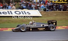 ELIO DE ANGELIS LOTUS 97T EUROPEAN GP 35MM SLIDE PHOTOGRAPH 1985 BRANDS HATCH