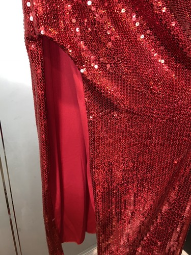 Jessica rabbit red sequence dress size medium new without tags Halloween - Picture 3 of 8