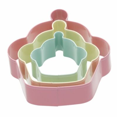 Kitchen Craft Keksausstecher-Set 3 Stk. Cupcake Plätzchenausstecher