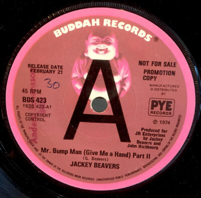 Jackey Beavers - Mr. Bump Man (Give Me A Hand) Part II  (7'', Promo)