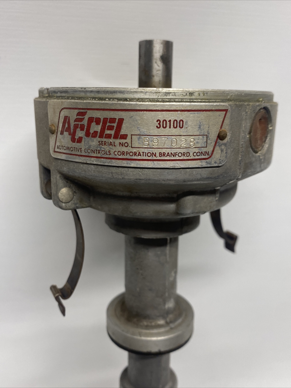 Vintage Accel 30100 Distributor For Parts Missing Points Assembly eBay