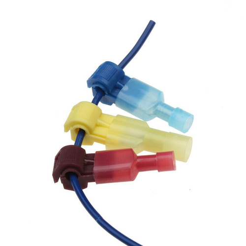 240PCS Insulated 22-10AWG T-Taps Quick Splice Wire Connectors Spade Terminal Kit - Picture 9 of 12