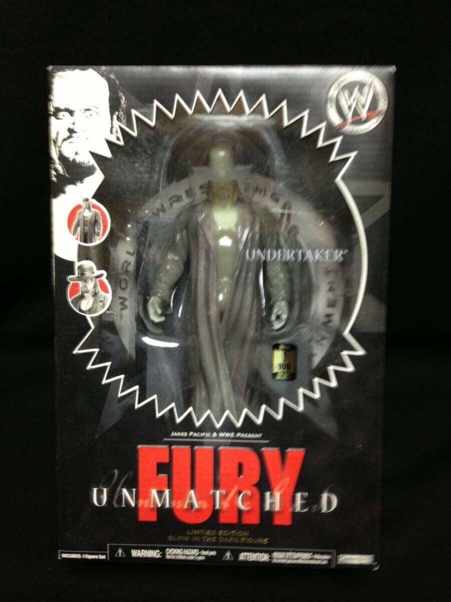 Jakks WWE Unmatched Fury Exclusive Glow in the Dark Undertaker Figure Jakks WWE Unmatched Fury Exclusive Glow in the Dark Undertaker Figure