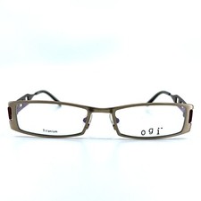 Ogi Eyeglasses MOD.52D7 COL. 1088 red Rectangular Full Rim Frames 50[]18 142 mm