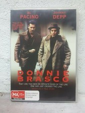 Donnie Brasco DVD 1997 Al Pacino Gangster Mob Movie Johnny Depp AUSTRALIA REGIO4