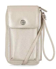GIANI BERNINI Softy Leather Tech Crossbody Wallet GB-Champ $65