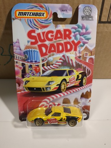 Matchbox 2024 Candy Series Ford GT 40 Sugar Daddy Yellow 2/6 1:64 Diecast Car - Picture 3 of 5