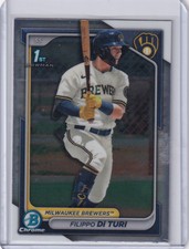 2024 Bowman Baseball #BCP-101 Filippo Di Turi - Milwaukee Brewers
