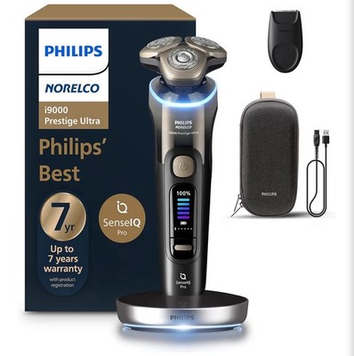 Philips Norelco i9000 prestige Ultra Shaver Kit XP9405/84 Wet/Dry - New! Sealed!
