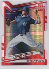 2022 Panini Elite Extra Edition Prime Numbers C Die-Cut 51/189 Brycen Mautz 1pi0