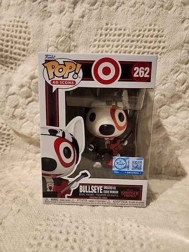 Funko Pop! Ad Icons 262 Target X Stranger Things Bullseye As Eddie Munson