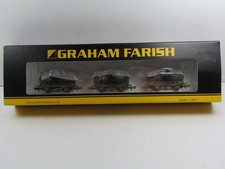 GRAHAM FARISH 373-665 - SET OF 3 14T TANK WAGONS - VG BOXED COND - N GAUGE