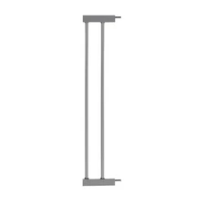 BABELIO Metal Baby Gate Dog Gate, 5.5inch (14cm) Gray Extension, Extra Wide P...
