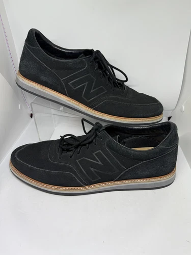 Scarpe eleganti casual New Balance 1100 v1 scamosciate nere MD1100BK uomo taglia 12 D