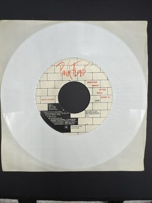 Pink FLOYD Another Brick In The Wall (Part II) Live PROMO 7'' White VINYL Record