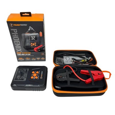 ToughTested Phoenix Jump Starter - Tire Inflator / Power Bank TTJS-PHX