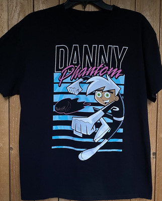 VTG Danny Phantom black T-SHIRT short sleeve All sizes S-5XL 2F169