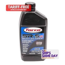 Torco TRCA152050CE, One Sr-5 Synthetic Oil 20W50 1 Liter Performance Racing Part