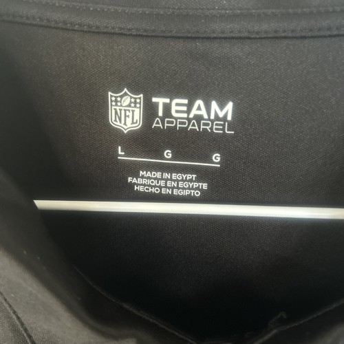 Polo New England Patriots logo nero profondo leggera NFL abbigliamento squadra uomo taglia L - Foto 2 di 6