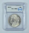 1883-O Morgan Silver Dollar MS63 ICG *8683