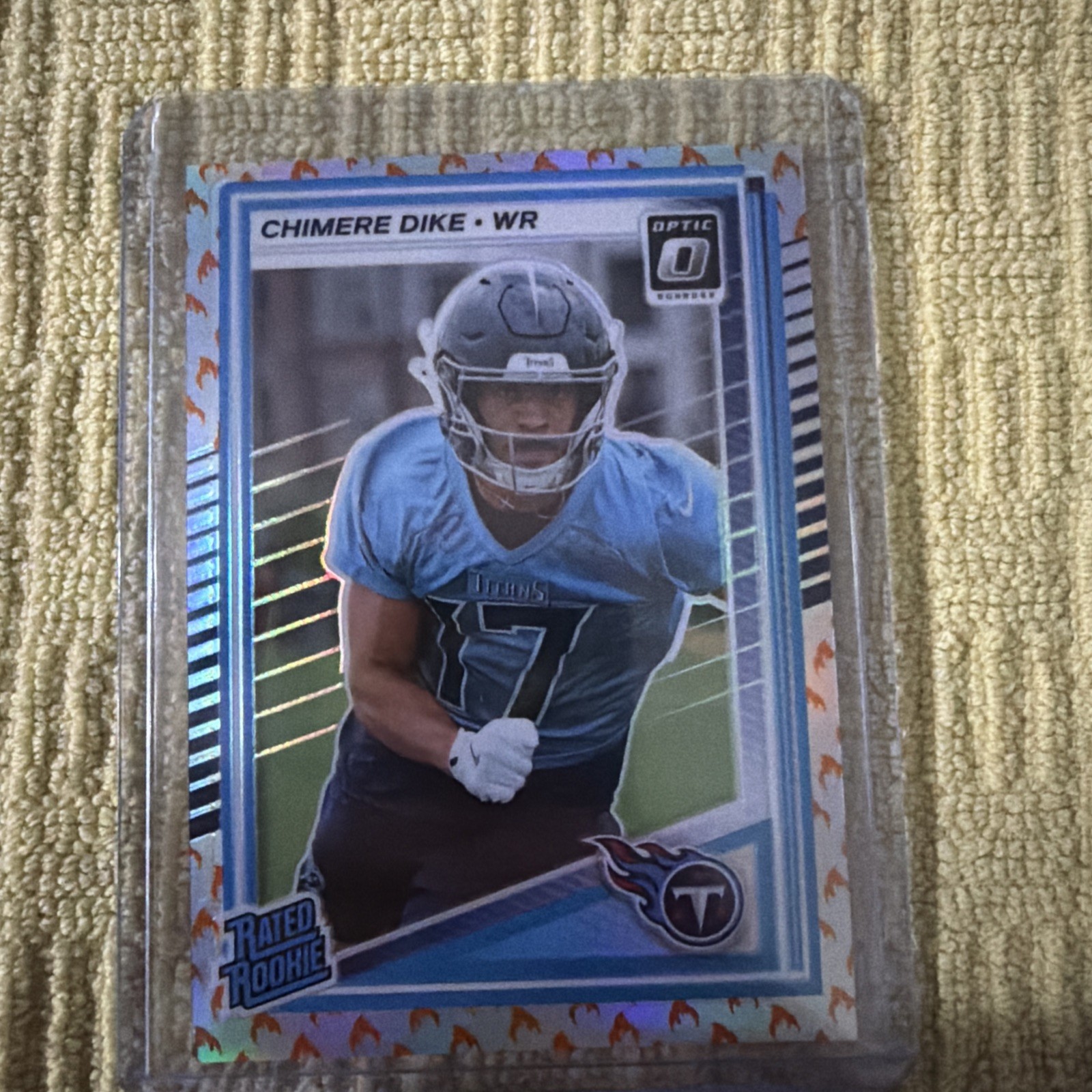 2025 Panini Donruss Optic - Rated Rookie Chimere Dike #269🔥 Fire Emoji SSP (RC)