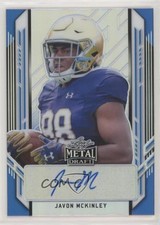 2021 Leaf Metal Draft Portrait Blue Rainbow /35 Javon McKinley #PA-JMK Auto v9t