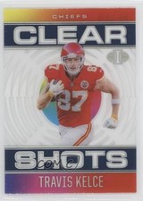 2021 Panini Illusions Clear Shots Sapphire Travis Kelce #CS-9 0in6