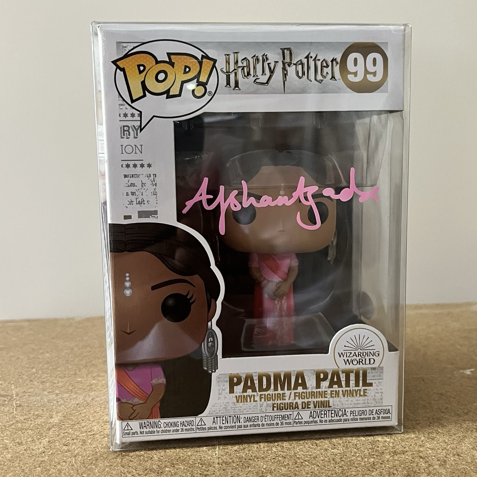 Harry Potter: Wizarding World - Padma Patil #99 *Signed by Afshan Azad* JSA Cert