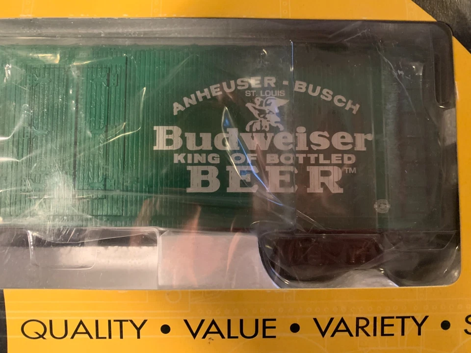 K-LINE K762-5601 ANHEUSER-BUSCH ICE BUDWEISER WOOD-SIDED REEFER O-SCALE - Image 4 of 4