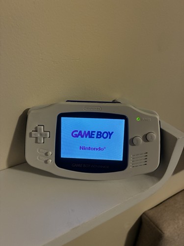 White Game Boy Advance GBA Console with iPS V5 Backlight Backlit LCD MOD Console - Picture 2 of 4