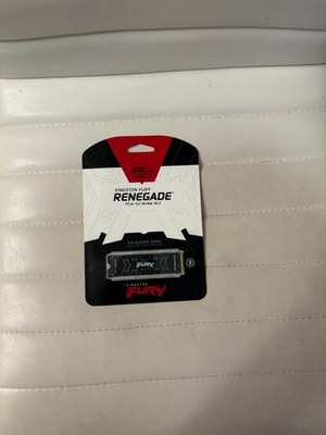 Kingston FURY Renegade  PCIe 4.0 NVMe M.2 SSD  Drive Storage 500GB  (SFYRS/500G)