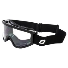 Motorcycle Goggles Fit Over Glasses Anti-Fog Shatterproof Clear Lenses UV400