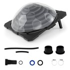 Solar Dome Heater w/ Transparent Cover Black Heating Coil Foldable Legs