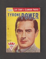 Vintage TYRONE POWER "Life Story, Glamour Photos" UK Fans Star Library 1950s